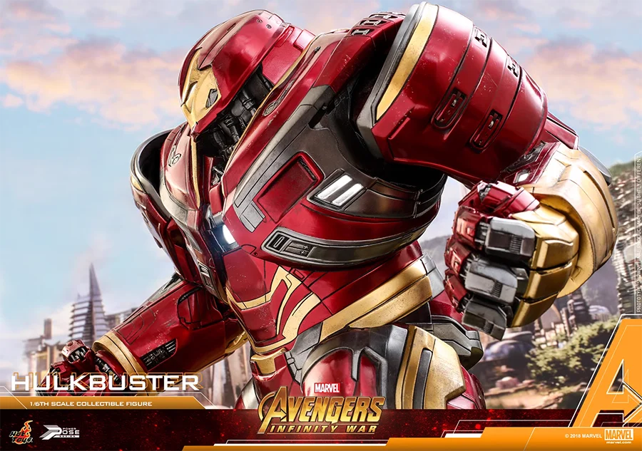 Original HOTTOYS 1/6 PPS005 The Avengers 3 Hulk Buster 2.0 MK44 Action Figure Model Toys 50CM Collection Scene Ornament Gift