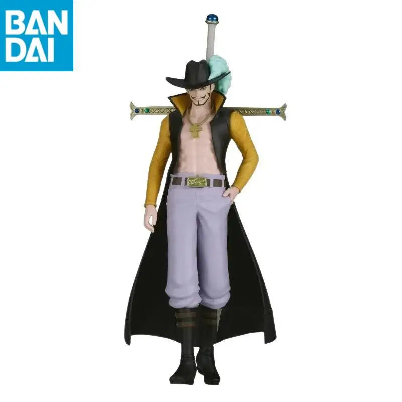 In Stock Original Bandai Banpresto Anime One Piece The Shukko Dracule Mihawk Genuine Pvc Action Figure Model Collectible Toys