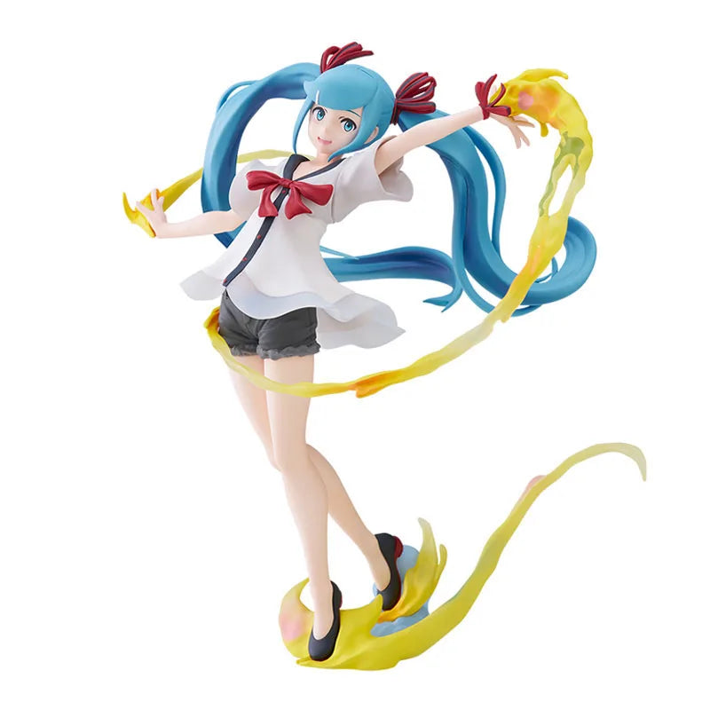 In Stock FuRyu SEGA TAiTO Hatsune Miku PVC Series Hatsune Miku Doll 14-18CM Anime Action Figures Model Collection Toy