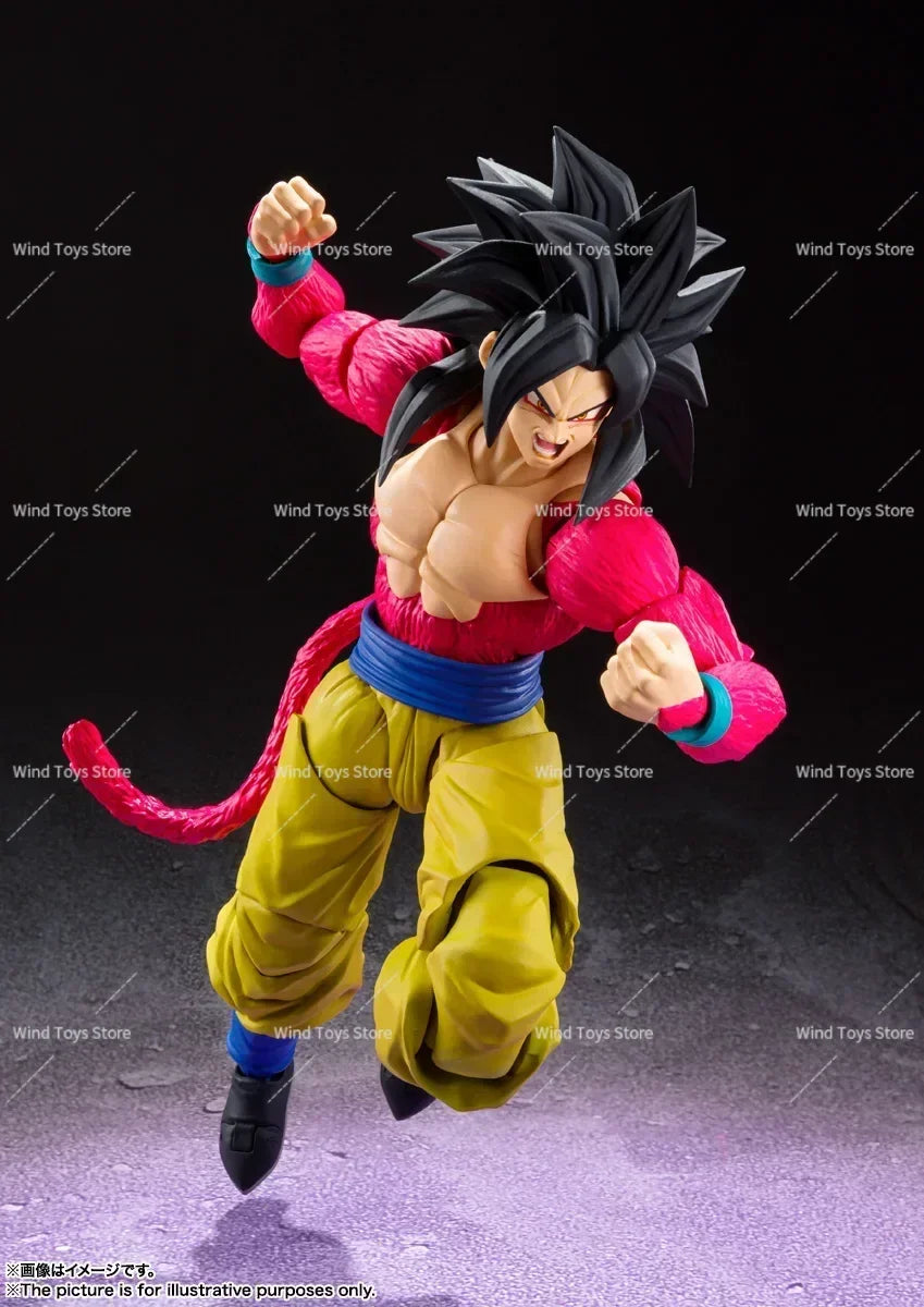 Original Dragon Ball Z SHF SH Figuarts Super Saiyan 4 DBZ SSJ4 Son Goku
