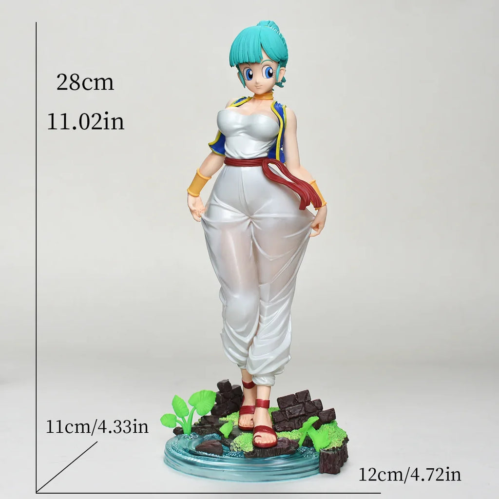 28cm/11in Anime Dragon Ball Z Bulma Figure DBZ Bulma Action Figure Statue Collection Model Toy Gift