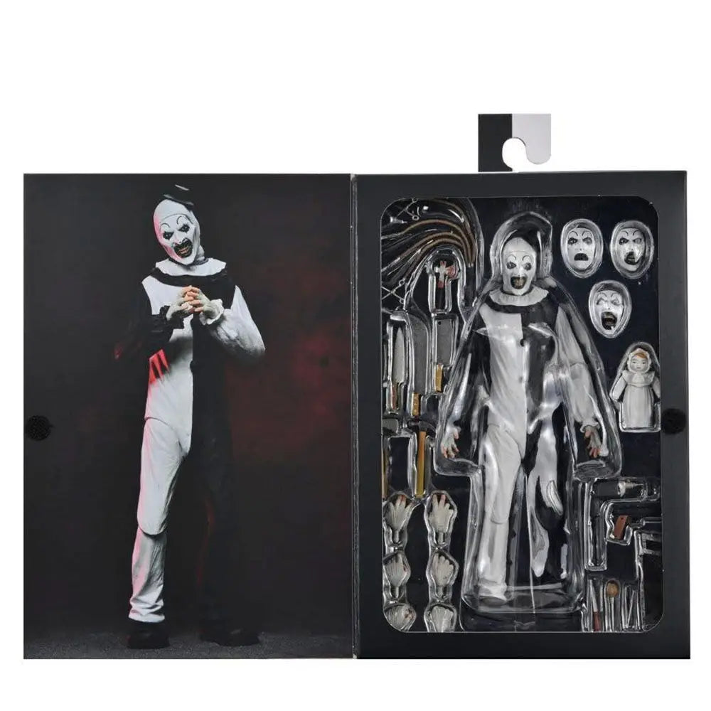 Neca Toys Terrifier Ultimate Art the Clown 17cm Action Figure Collectible Doll Decoration Gift for Fans And Collectors