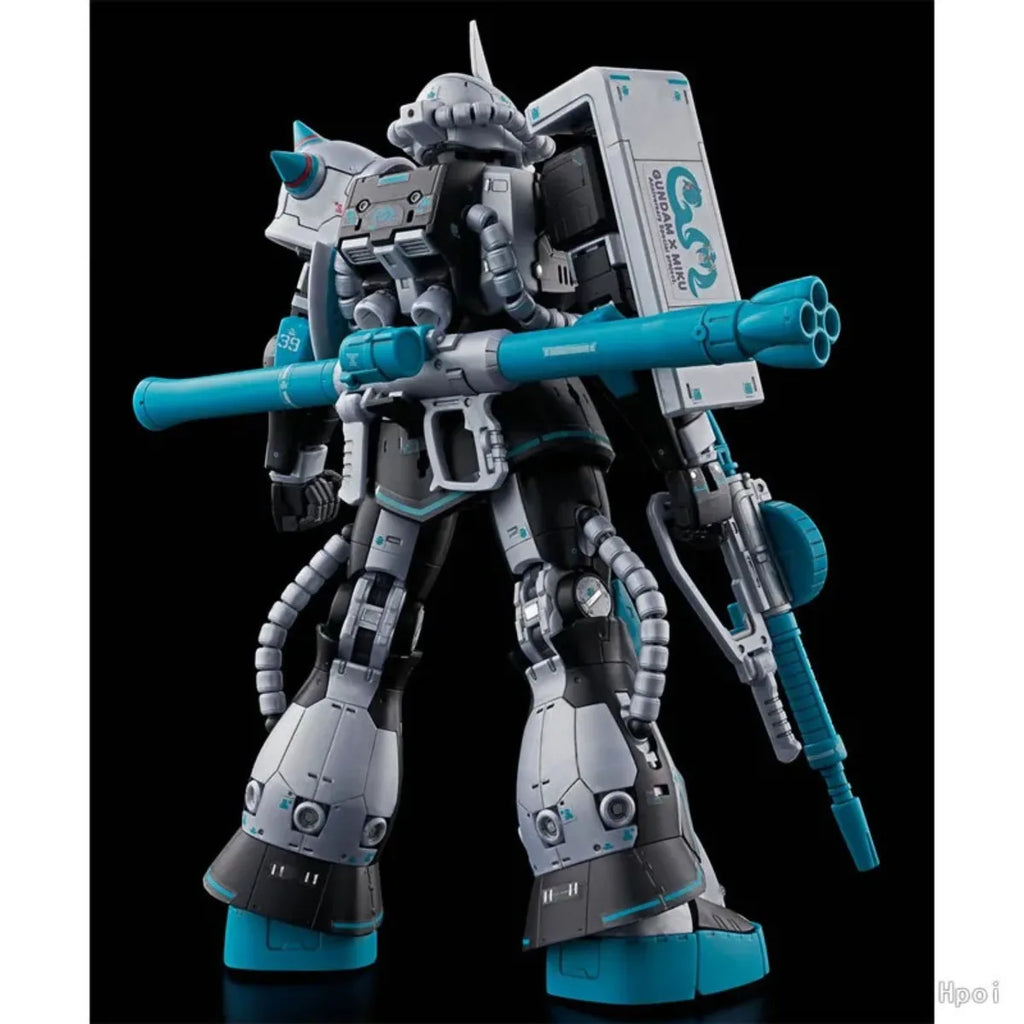 In Stock: Bandai Premium Bandai (PB) RG 1/144 Model Kit - MS-06S Zaku II (Hatsune Miku Ver) Buildable Action Figure Original Box