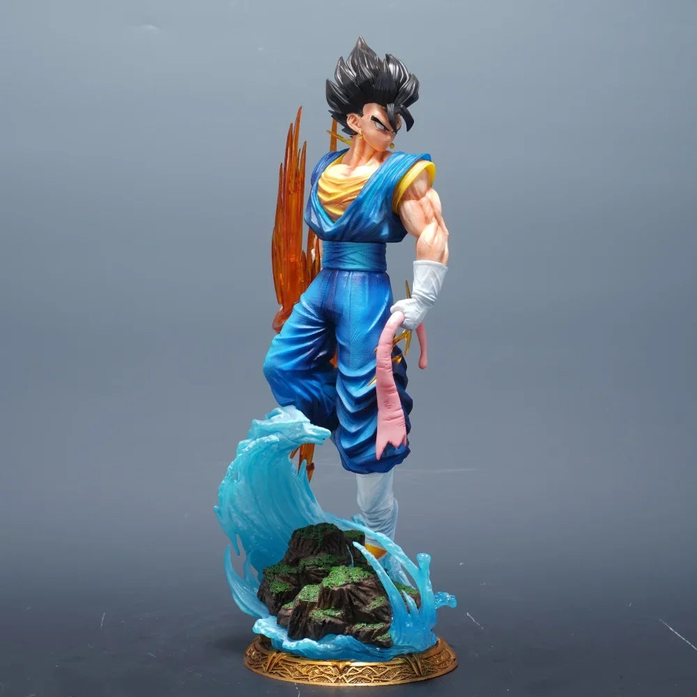 38cm/14.96in Anime Dragon Ball Figure Vegetto Action Figures Pvc Statue Desktop Ornamen Collection Model Toys Gifts