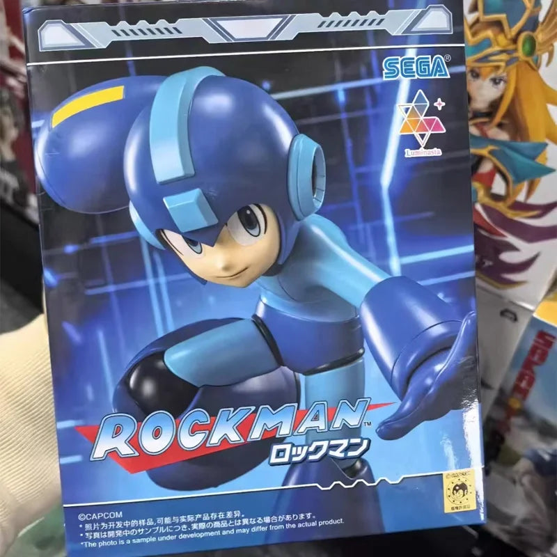 SEGA Original in stock  Anime Figure Luminasta Megaman Rockman Collections Action Figurine PVC Toys Model Doll Gift