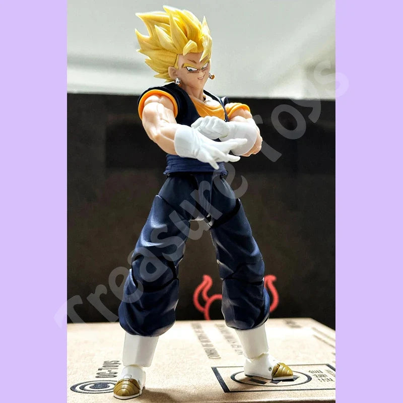 OC Toys GD Studio Dragon Ball Z SHF Super Saiyan God Vegetto Vegito Anime Action Figures Figurines Models Kids Gifts Toys