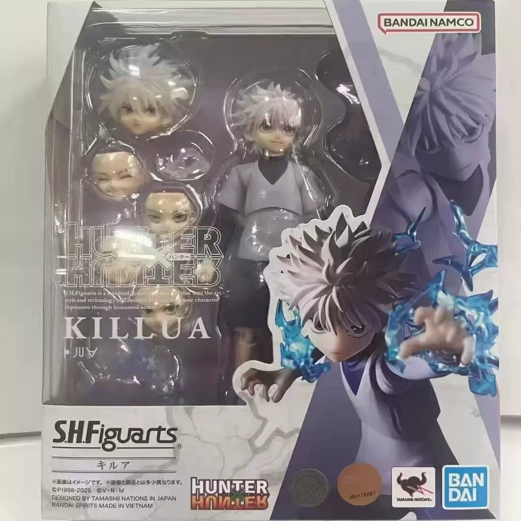 In Stock Bandai Shf Hunter X Hunter Gon Super Action Figure Finished Model Kit Anime Full Action Toy Gift For Kids