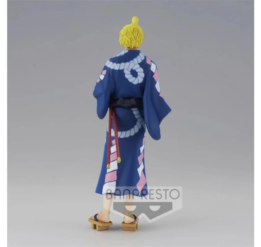 Bandai Original BANPRESTO Anime One Piece Magazine Kimono 18cm Portgas D Ace Sabo PVC Action Figure Collectible Model Toys