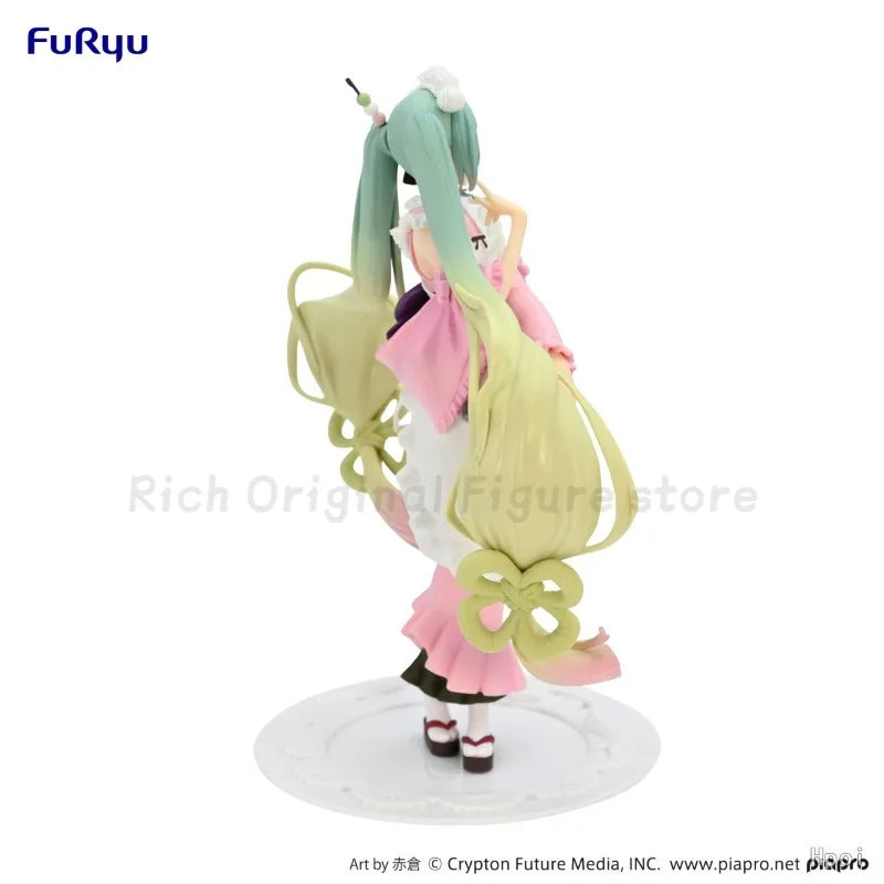 【In Stock】Original FuRyu Exc∞d Creative Figure SweetSweets Series Piapro Hatsune Miku-Matcha Ice Cream Sakura Pink-Anime Figure