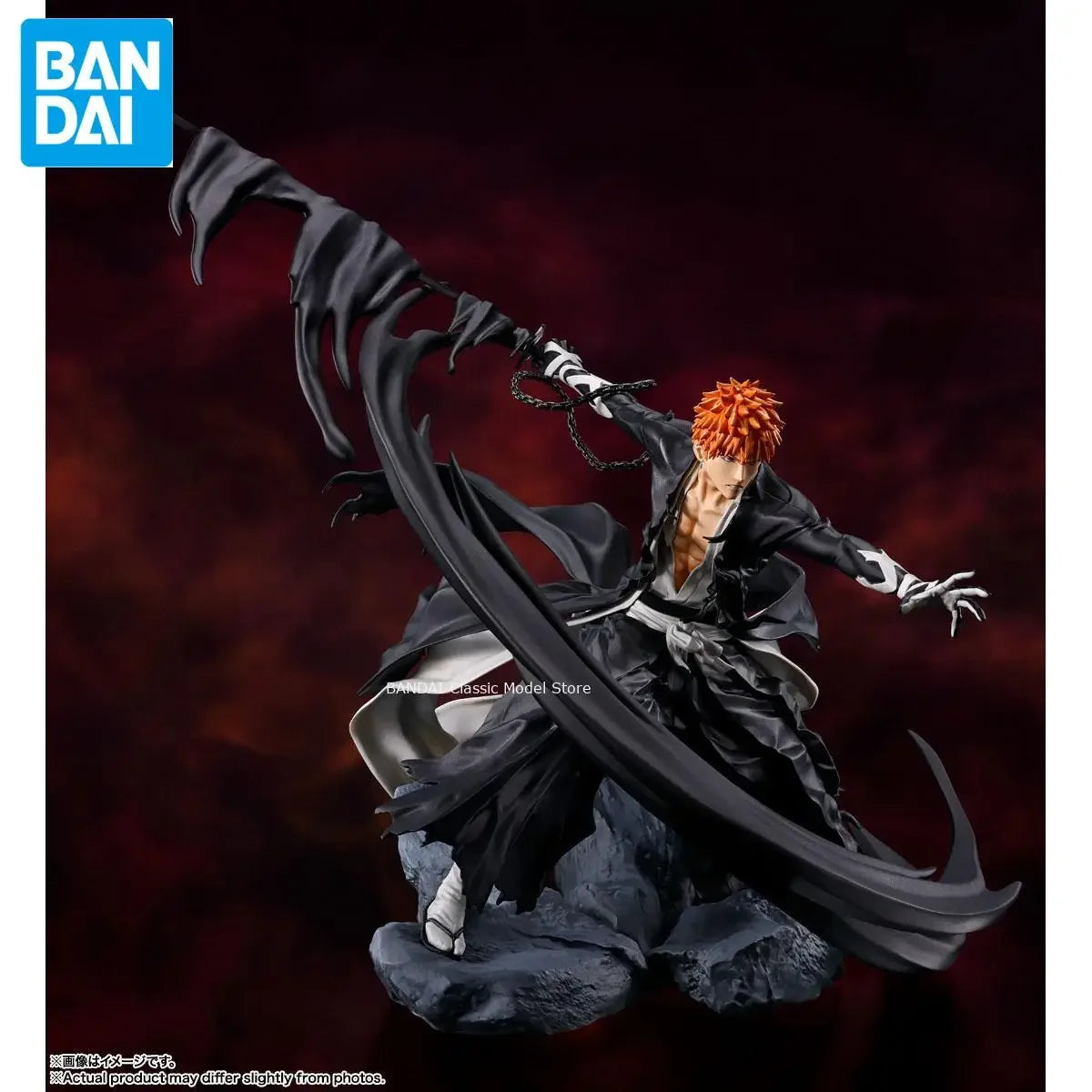 Genuine Official Original Bandai Figuarts Zero Bleach Kurosaki Ichigo Figuarts Anime Collectible Model