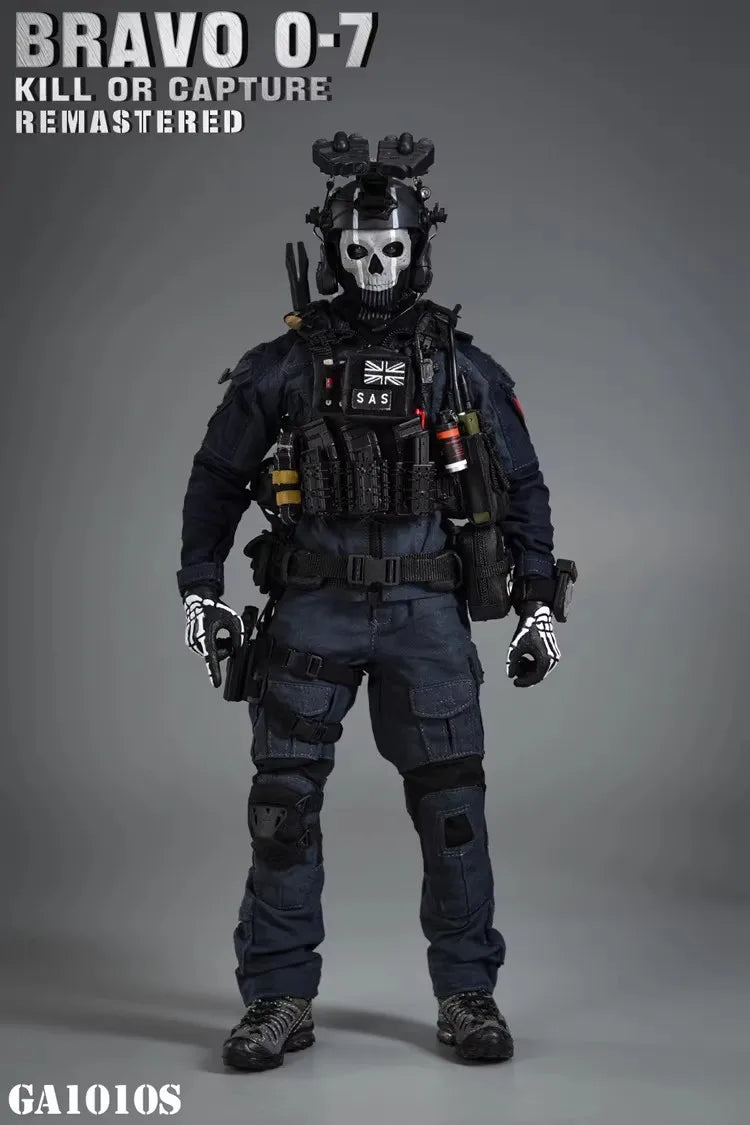 Easy&Simple ES GA1010S 1:6 Soldat Bravo 0-7 Kill Black Version Komplettset 12" Actionfigur Modell Spielzeug auf Lager