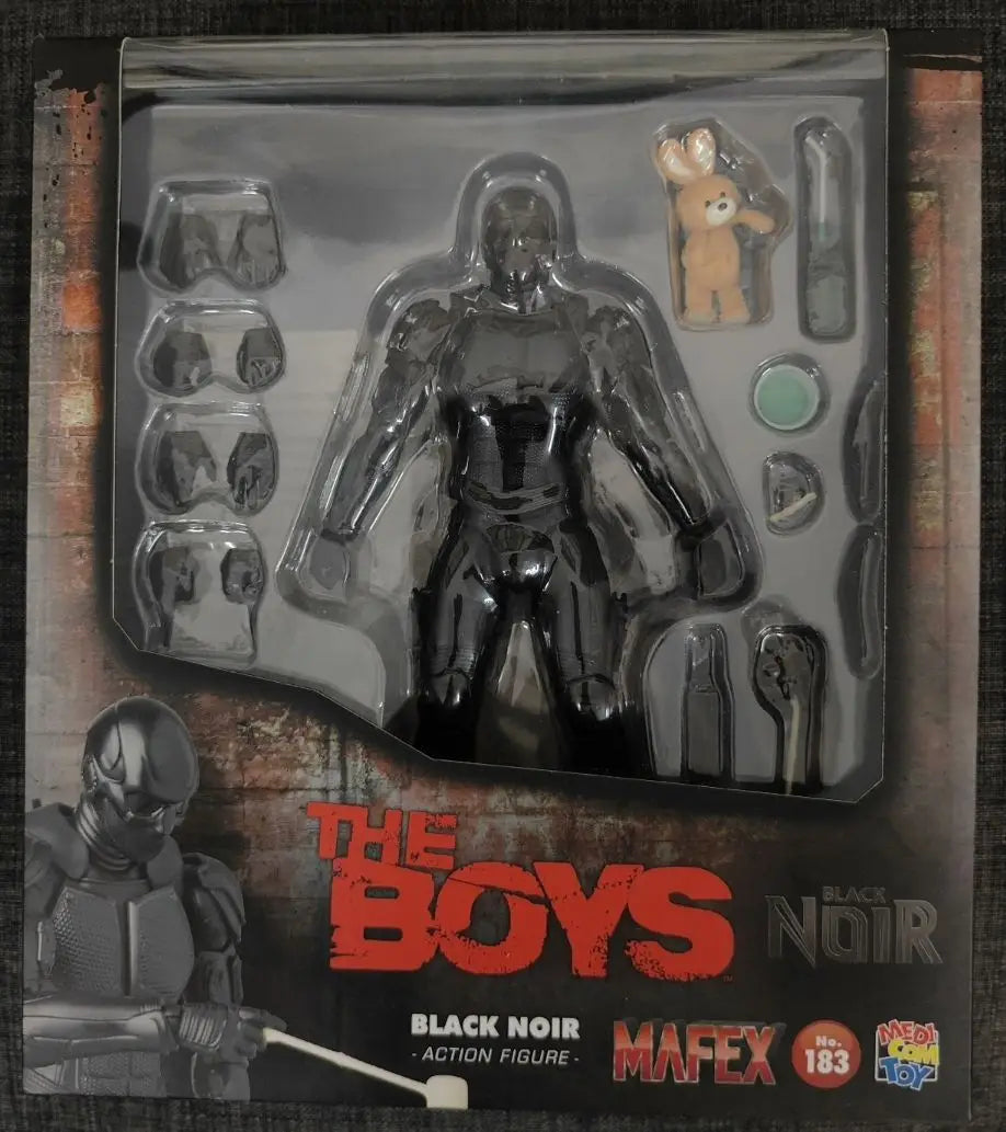 In Stock Medicom MAFEX The Boys 183 Black Noir 1:12 Action Figure Model Collectible Gift