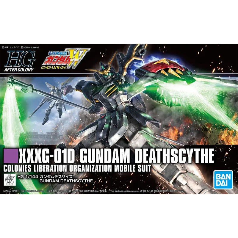 Bandai Original Genuine Figure Gundam Model Kit HGAC 1/144 XXXG-01D Gundam Deathscythe TV Collection Action Figure Model Toys