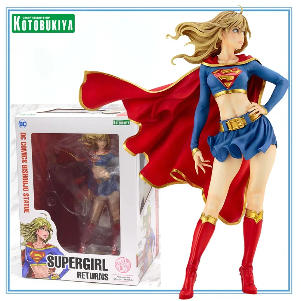 100 % Original auf Lager Kotobukiya Bishoujo Statue Supergirl Vers.2 Anime Figur Actionfigur Sammlerserie Modellspielzeug