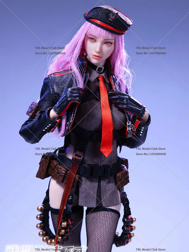 POPTOYS X COLOUR STUDIO BG-001 1/6 Battle Angel Black Fire Mirabelle Rose 12' Action Figure Full Set Collectible Model Toy