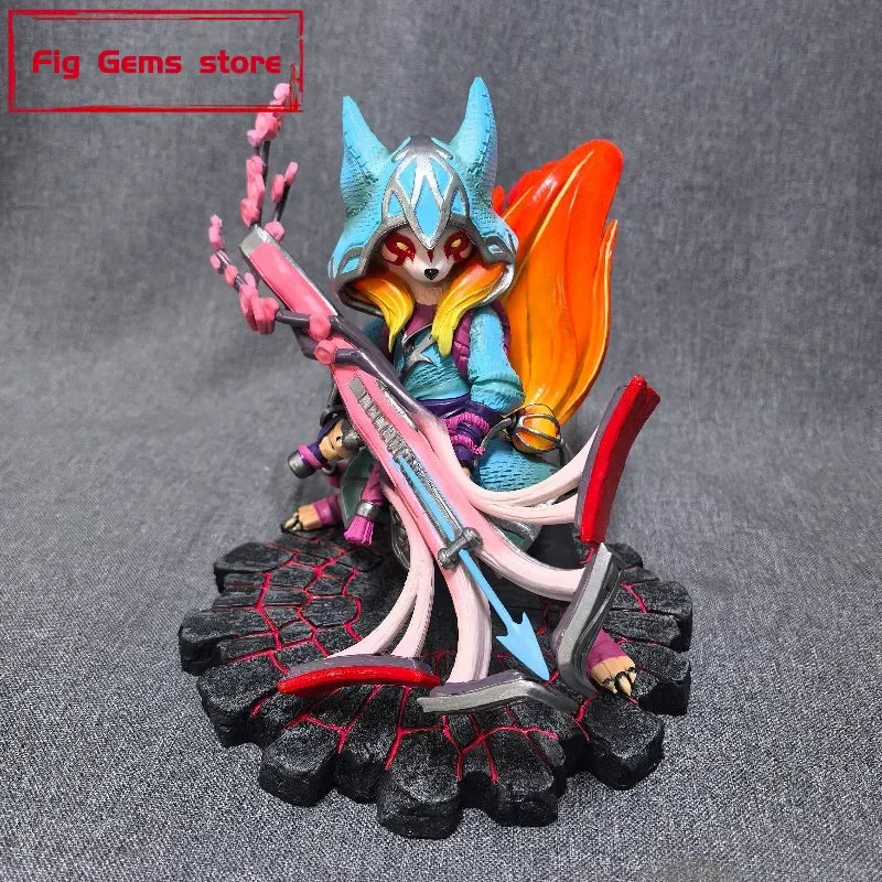 20cm Dota2 Figure Hoodwink Little Squirrel Resin Game Collectible Model High-End Customization Desktop Decorations Kid Gifts Toy