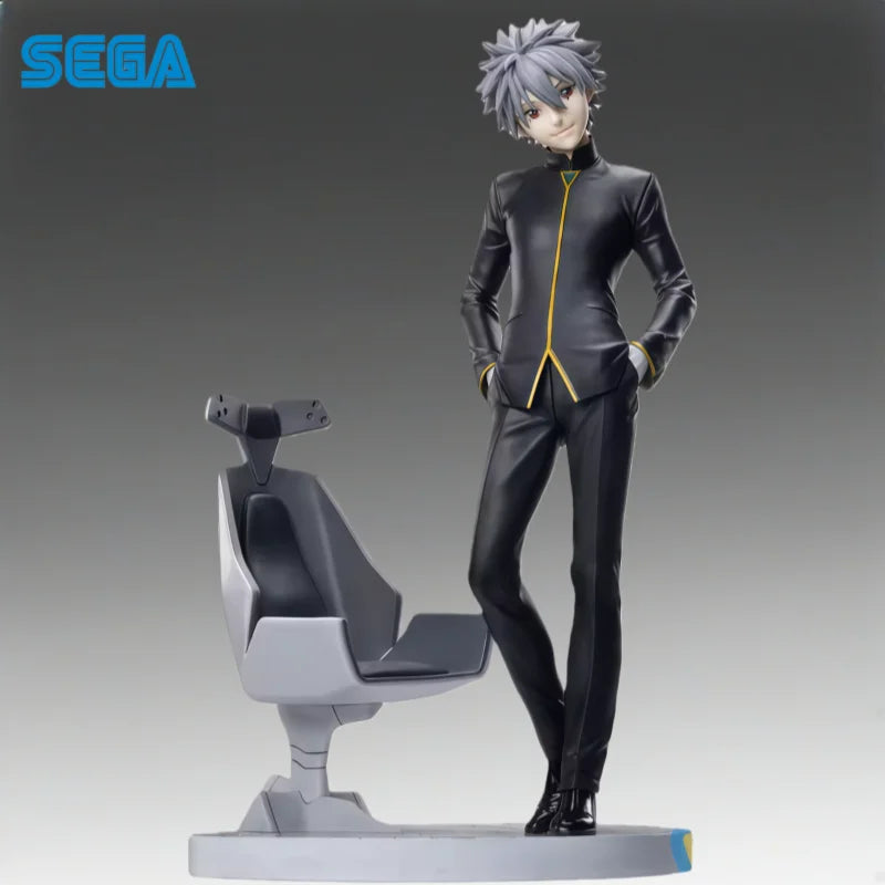 In Stock Sega Original New Century Evangelion Nagisa Kaworu Luminasta Action Figure Model Doll Brand New Boxed Collectible