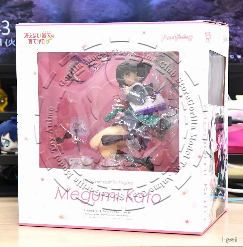 In Stock Original Genuine Max Factory Megumi Katō Figure Saekano How to Raise a Boring Girlfriend Flat 210mm Anime Model Gift