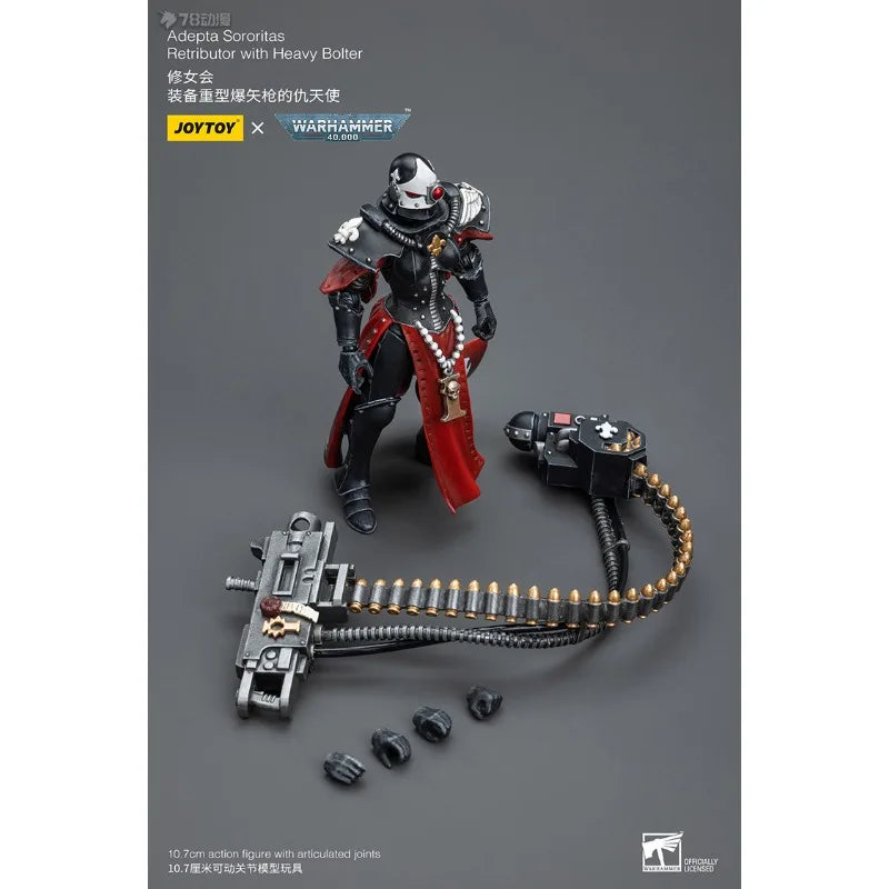 Spot Goods JOYTOY Original Warhammer 40k Series Retributor  Anime Action Figure Model Toys Collectible Model Gifts for Boys