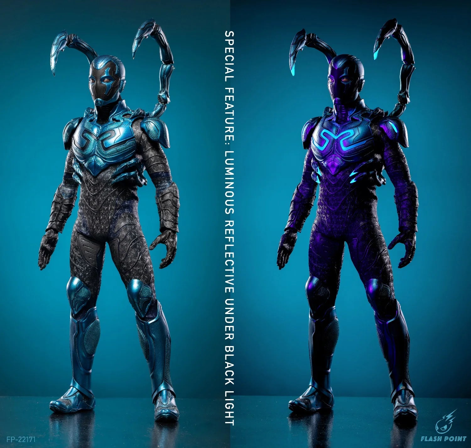 In Stock Flashpoint Studio FP-22171 1/6 Space Beetle Blue Beetle Action Figure Soldier