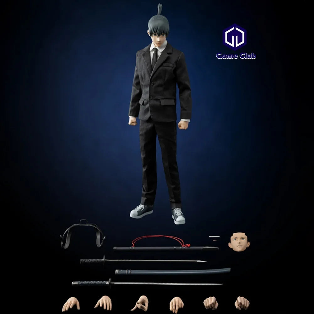 In Stock Threezer 3Z04670M0 1/6 Scale Male Soldier Chainsaw Man Hayakawa Aki Gun Demon Model Full Set 12in Action Figures Body