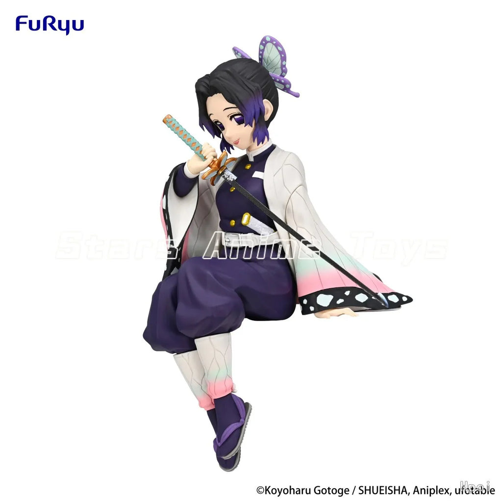 Original FuRyu Noodle Stopper Demon Slayer: Kimetsu No Yaiba SHINOBU KOCHO Collection Toy Gift Model Anime Figure