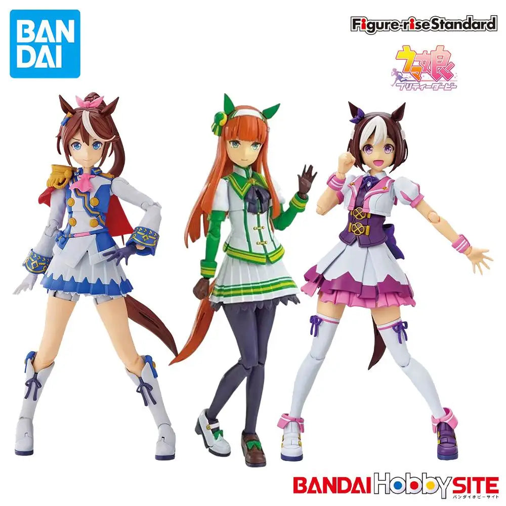 Original Genuine BANDAI Uma Musume Pretty Derby Figure-rise Standard FRS Tokai Teio Special Week Silence Suzuka Action Figure