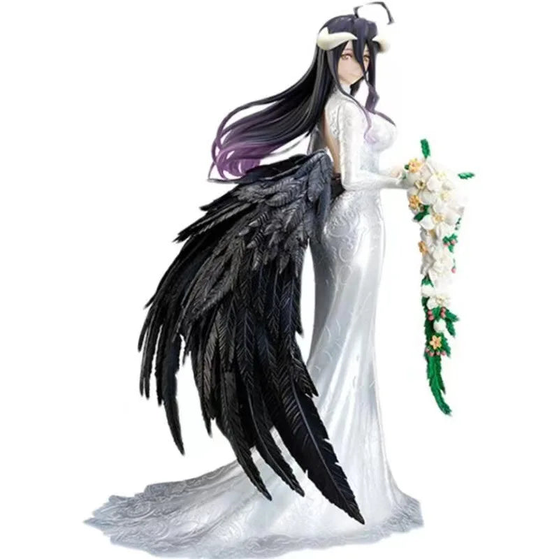 New 25cm Overlord Bone King Undead King Wedding Dress Yarbeide Handmade Doll Model Decoration Boy Gift Model Desktop Decoration