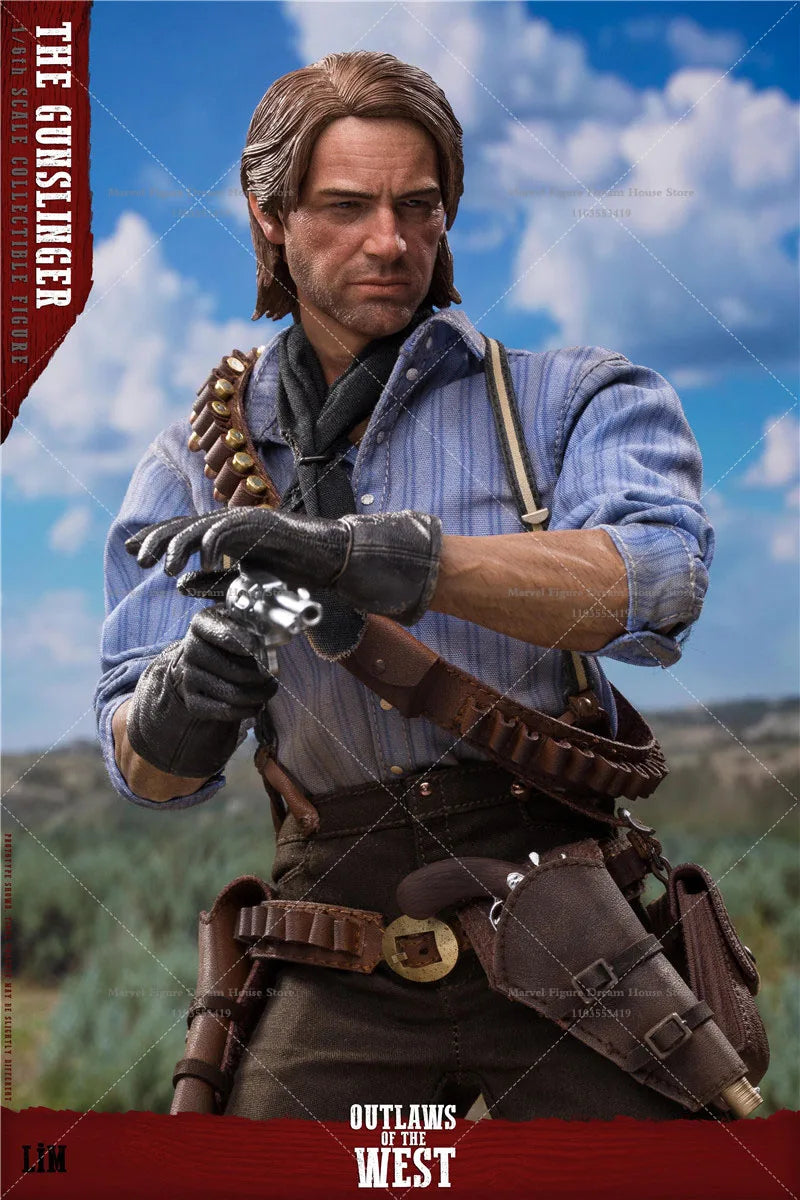 In Stock LIMTOYS LIM008 1/6 Scale Western Cowboy Outlaws The God of Gunner John 12-inch Full Set Action Figure Male Soldier Toys