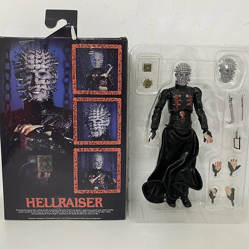 NECA Hellraiser Pinhead Actionfigur „Er wird deine Seele zerreißen“ Ultimative PVC bewegliche Sammelfigur Geburtstagsgeschenke