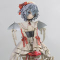 Touhou Project Remilia Scarlet Anime Kurze Haare Mädchen Actionfigur Statue Desktop Dekoration für Anime-Fans Sammlung Modell