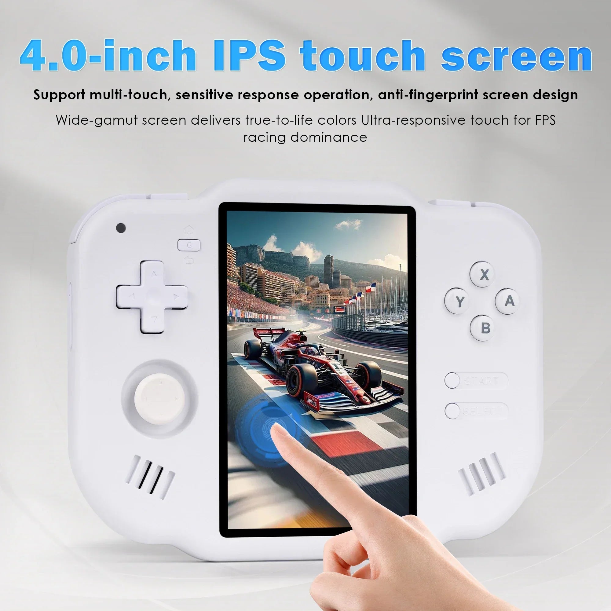 AMPOWN ZERO 40 Handheld Game Console 4'' IPS Multi-touch Screen Android A133P Magicx Zero40 WiFi Support Vibration Motor for NDS
