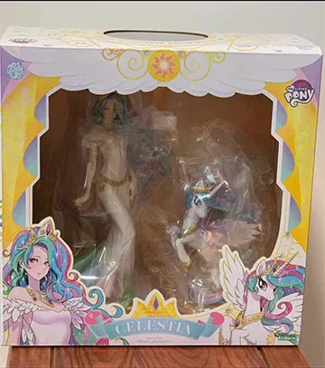 KOTOBUKIYA Original My Little Pony Anime Figure Princess Celestia Action Figure Toys for Kids Gift Collectible Model Ornaments