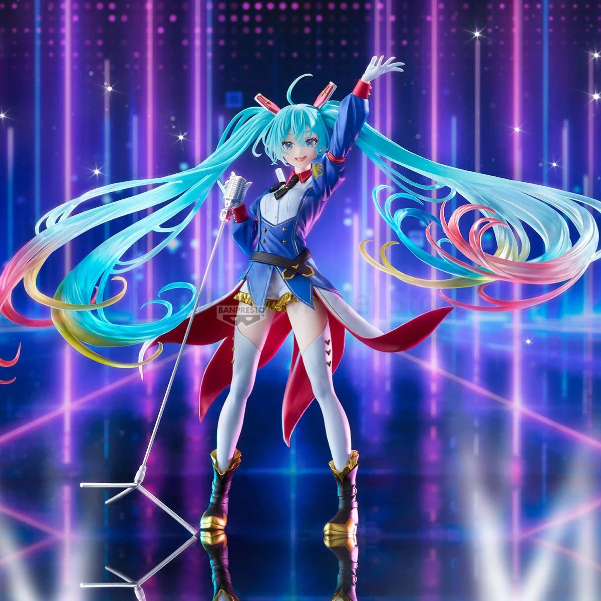 Original Genuine Bandai Prepainted Banpresto Evolve Gundam X Miku Anniversary Special Project Piapro Characters Hatsune Miku