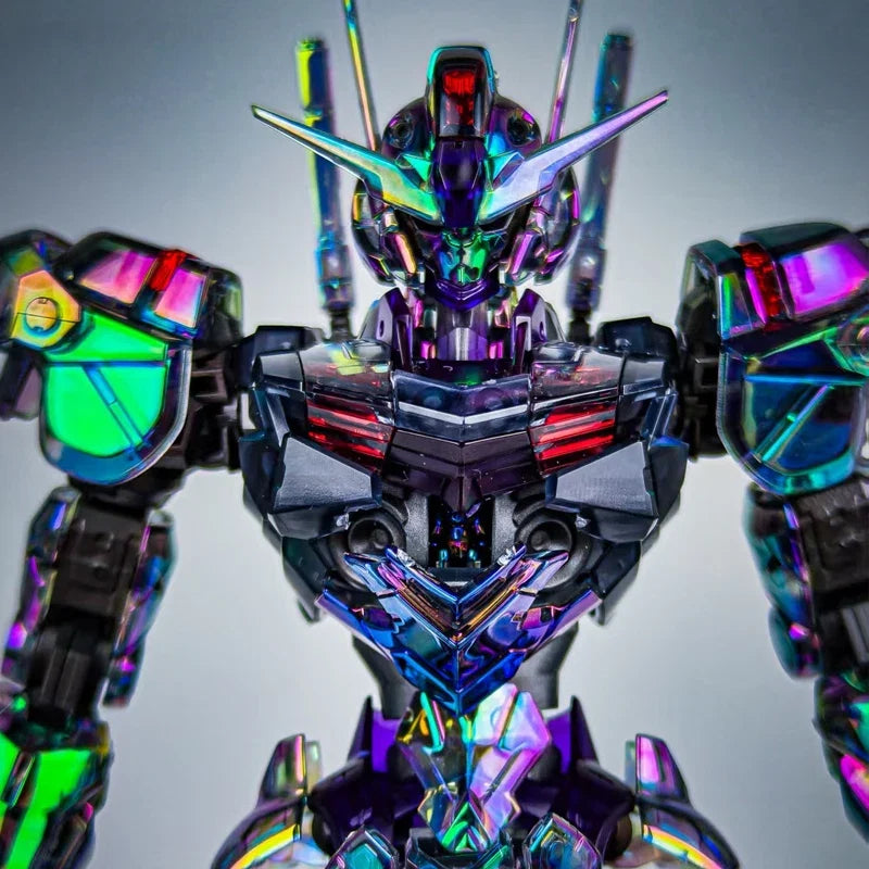 New Fm Laser Iridescent Aerial Assembly Model Kit Laser Cool Action Figures Desktop Ornament Boy Surprise Gift Collectible Toys