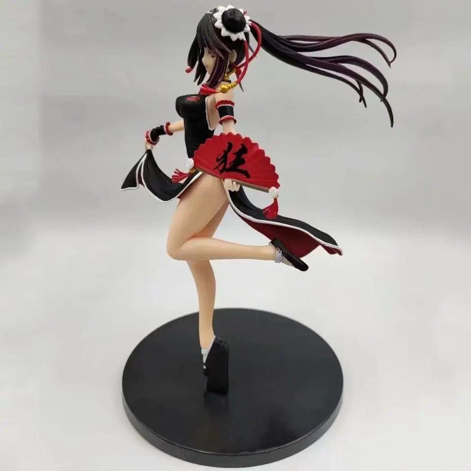 21cm 8.2 inch Anime Tokisaki Kurumi Figures Pvc Statue Desktop Ornamen Collection Statue Model Decoration Room Desk Toys Childre