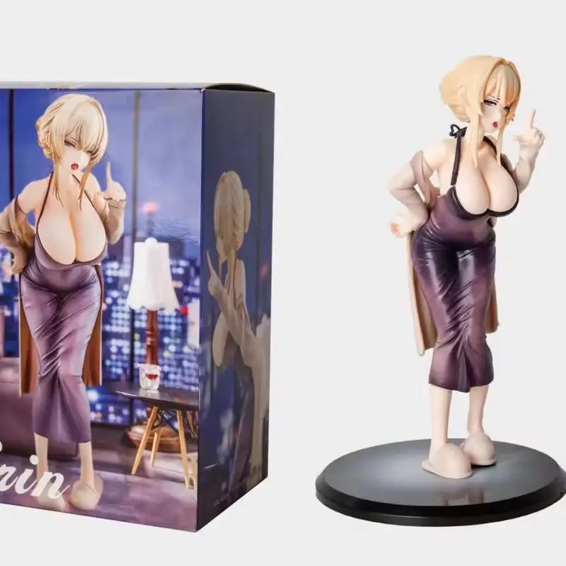 18cm Anime Erin Figure Maid Dressed Erin Figures Sexy Girls Statue Collection Dolls Desk Decoration Model Toy Kid Helloween Gift