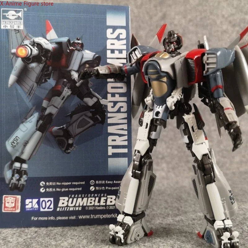 Spot Smart Kit SK02 Blitzwing SK08 Starscream TF6 Glue-free Transformation Toys Assembly Robot Anime Action Figures Movable Doll