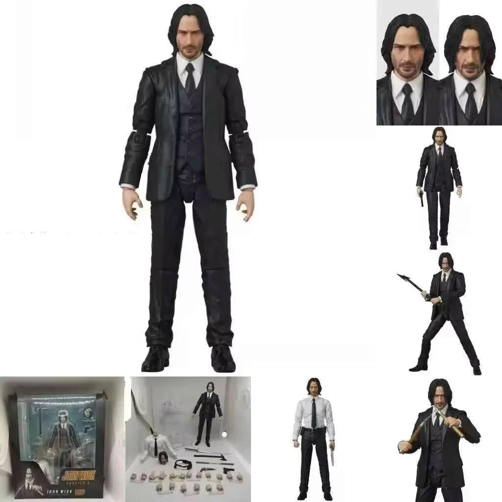 2026 Mafex 085 John Wick Chapter 2 Action Figure Movable Ornaments Pvc Collection Johnthan Wick Diamond Figures Model Toys Gifts