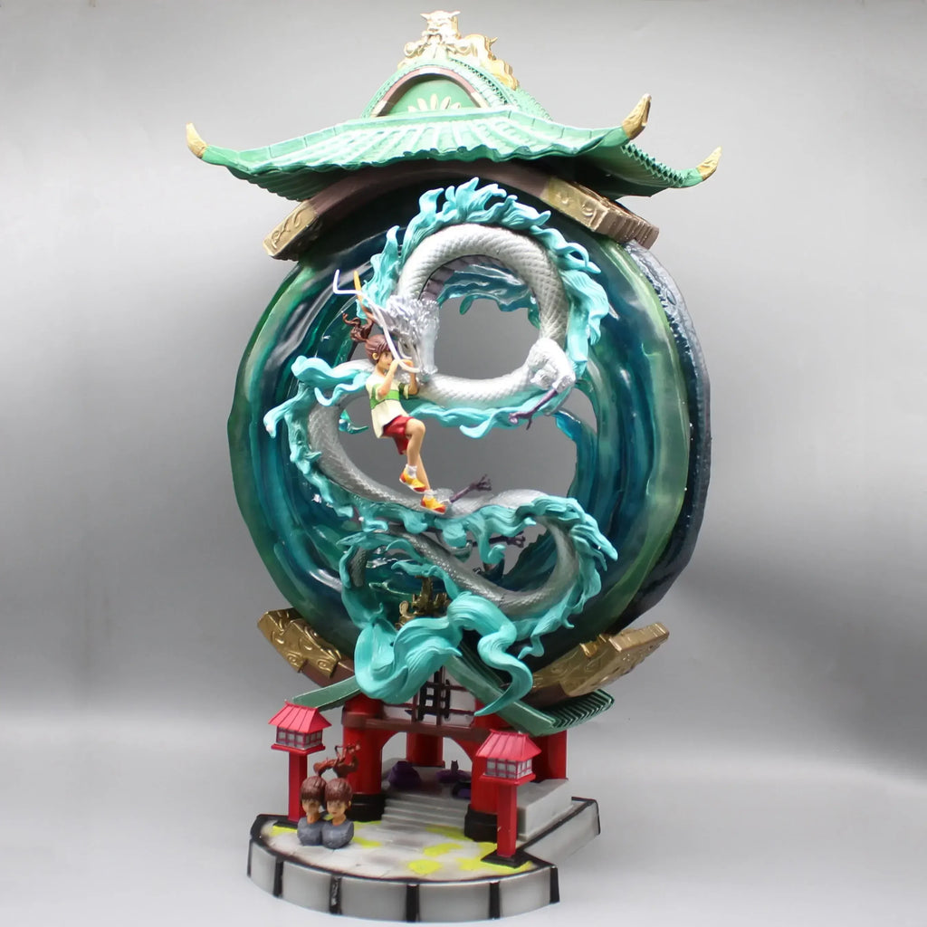 Spirited Away Anime Figure 55cm Ogino Chihiro Cartoon Anime Peripheral Model Pvc Gk Statue Figurine Collection Doll Decora Toys