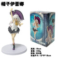 19CM Anime Wandering Witch: The Journey of Elaina Figure Ilyina Standing Model Toy Wearing Hat Gift Collection Decorative PVC