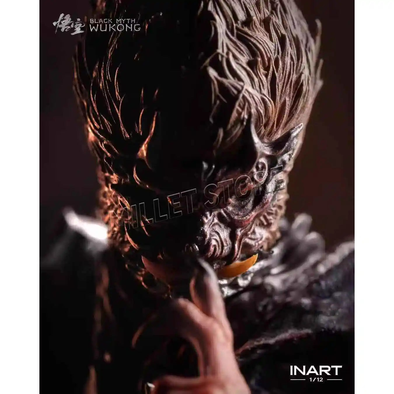 100% Original Inart Black Myth Wukong The Destined One in The Bronze Armor Set 1/12 Standard Ver Deluxe Ver Model Toys
