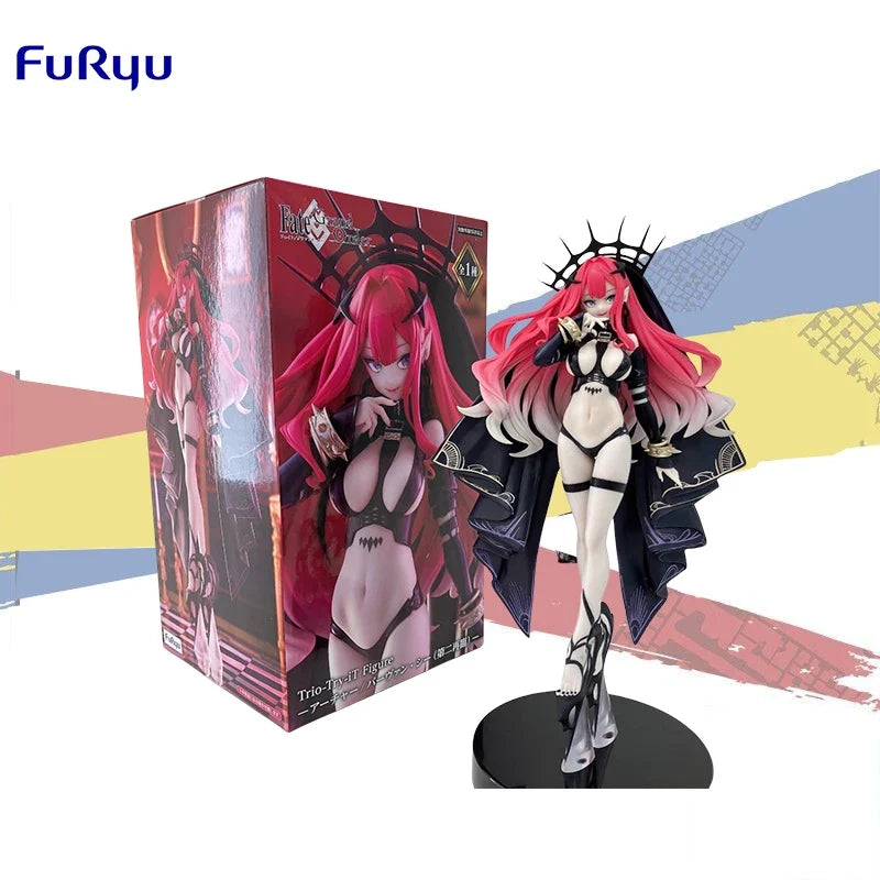 In stock FuRyu Fate/Grand Order Trio-Try-iT Figure Fairy Knight Tristan/Baobhan Sith Anime Action Figures Model Christmas Gift