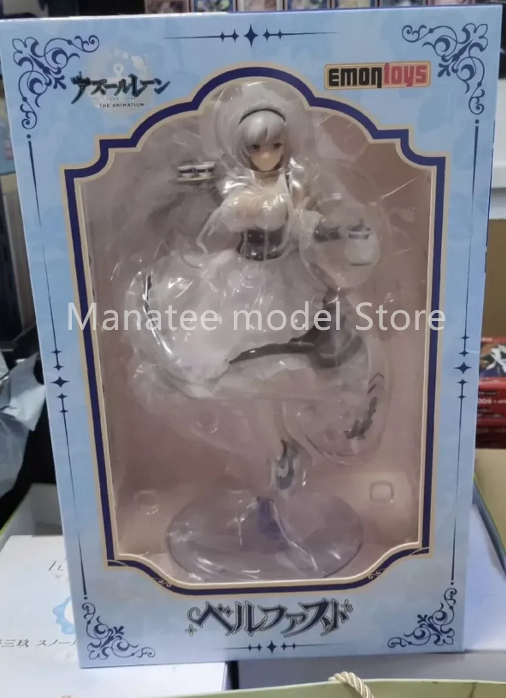 Emontoys Original Azur Lane THE ANIMATION Belfast 1/7 PVC Action Figure Anime Model Toys Collection Doll Gift