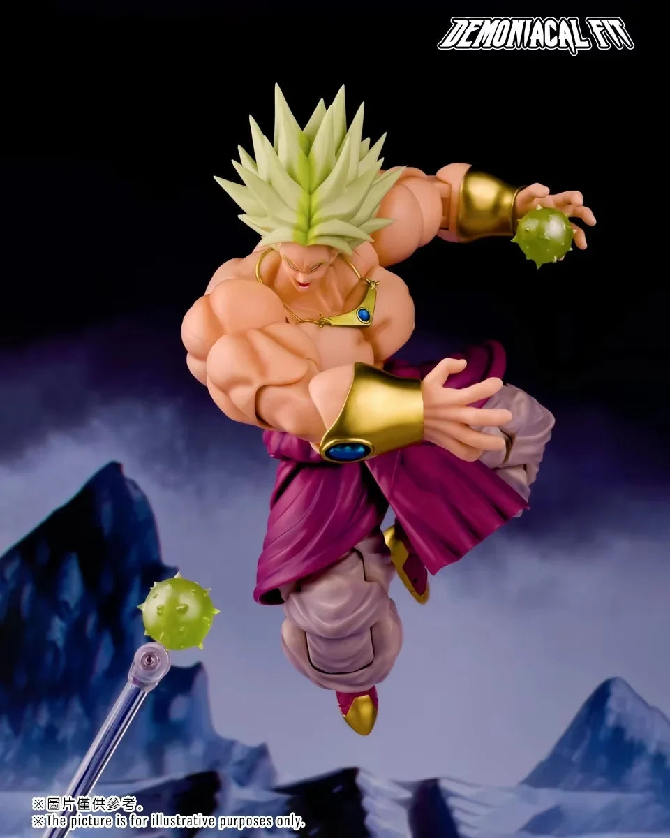 Broli Legendary Berserker 6-Inch Action Figure Collectible Movable Doll with Cosmic Shock Feature for Action Figure Enthusiasts