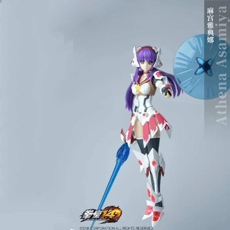 Original THE KING OF FIGNTERS XIV ATHENA ASAMIYA Anime Action Figure Assembly Model Toys Collectible Model Ornaments Gifts
