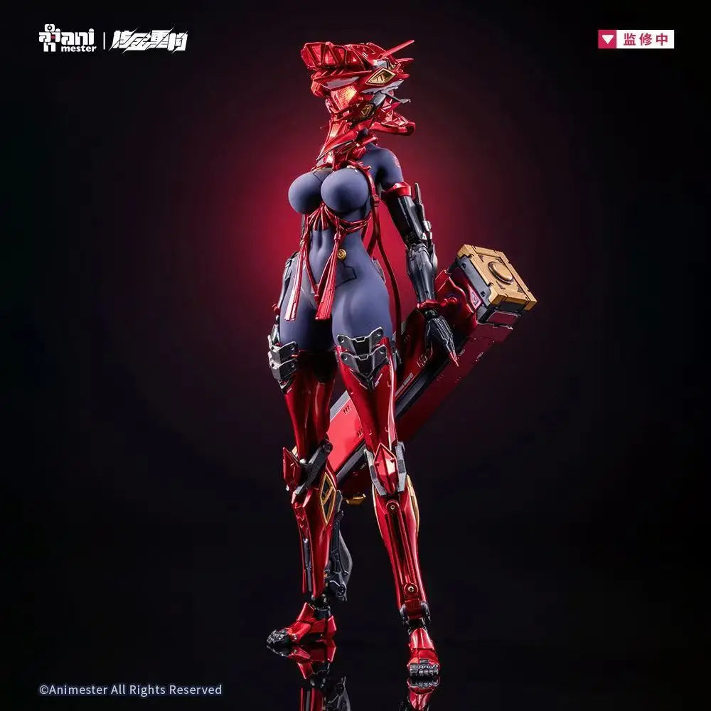 Pre-order AniMester Nuclear Gold Reconstruction Trial KOF Guren Padma 1/9 Rubberized Movable Model Anime Action Figure Toys Gift