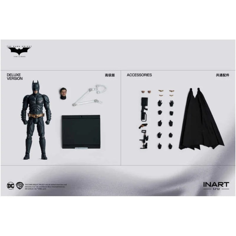 In Stock INART 1/12 Men Soldier Batman Christian Bale The Dark Knight Rises Eternal Fight Hero Collection Action Figure Model