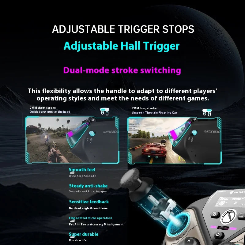 Turtle Beach STEALTH PIVOT Customized Gaming Controller Wireless Bluetooth Hall Linear Trigger Gamepad XBOX NS PC Laptop Gift