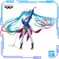 Auf Lager Bandai Original Echtes BPEV Banpresto Evolve Gundam Kollaboration Hatsune Miku 21cm Sammlerfiguren Modell Spielzeug Geschenk